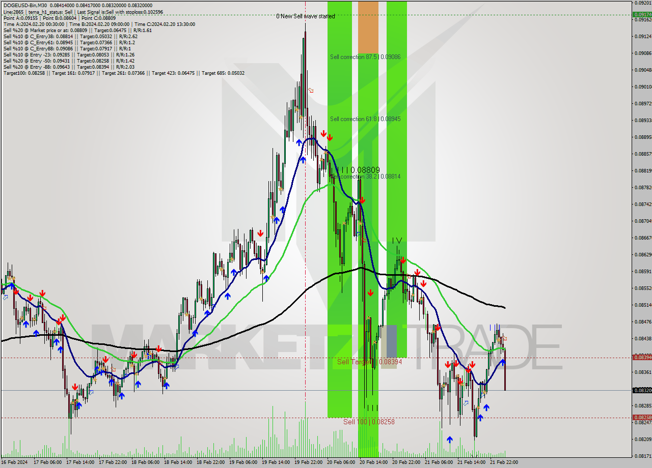 DOGEUSD-Bin M30 Signal