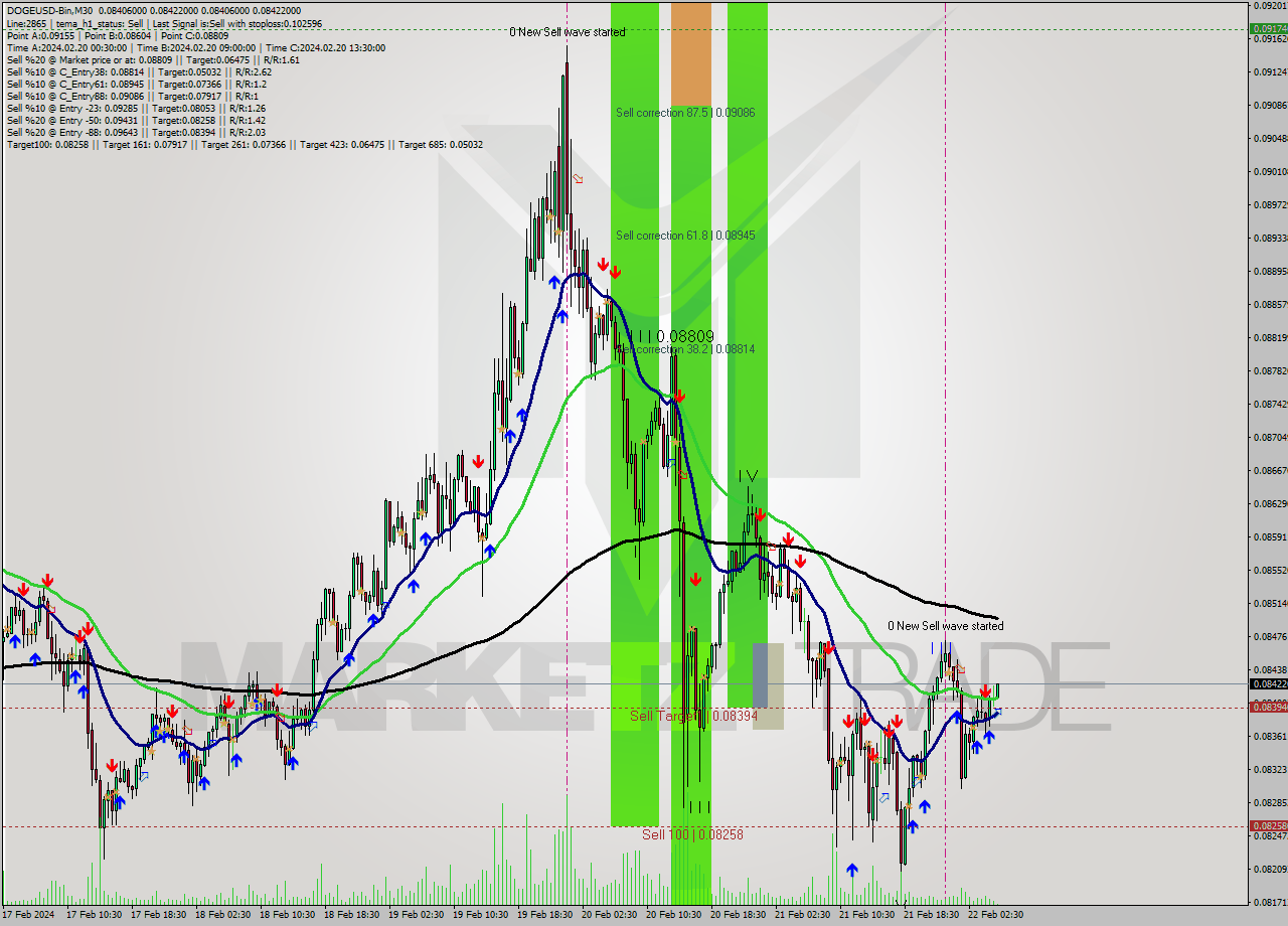 DOGEUSD-Bin M30 Signal