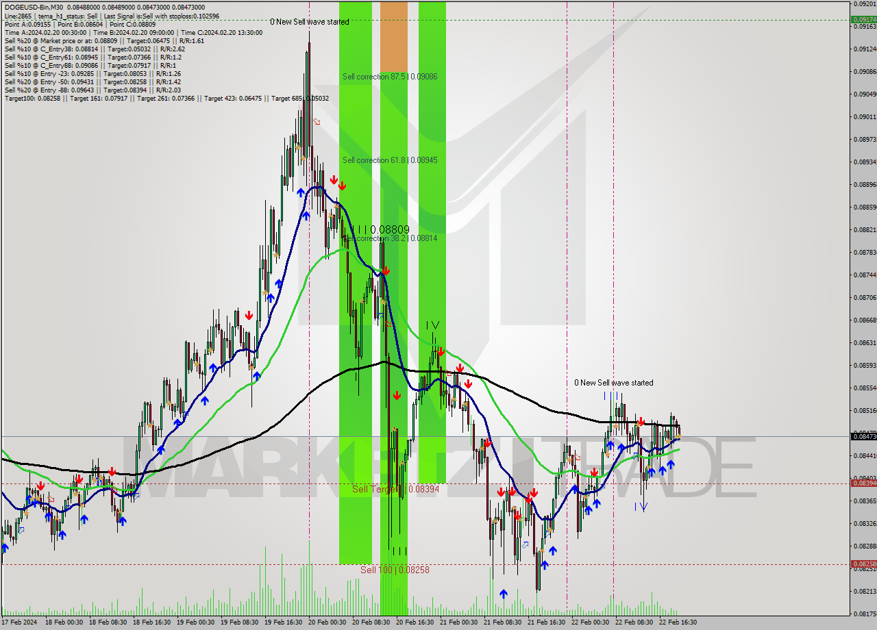 DOGEUSD-Bin M30 Analysis DOGEUSD-Bin M30 Signal