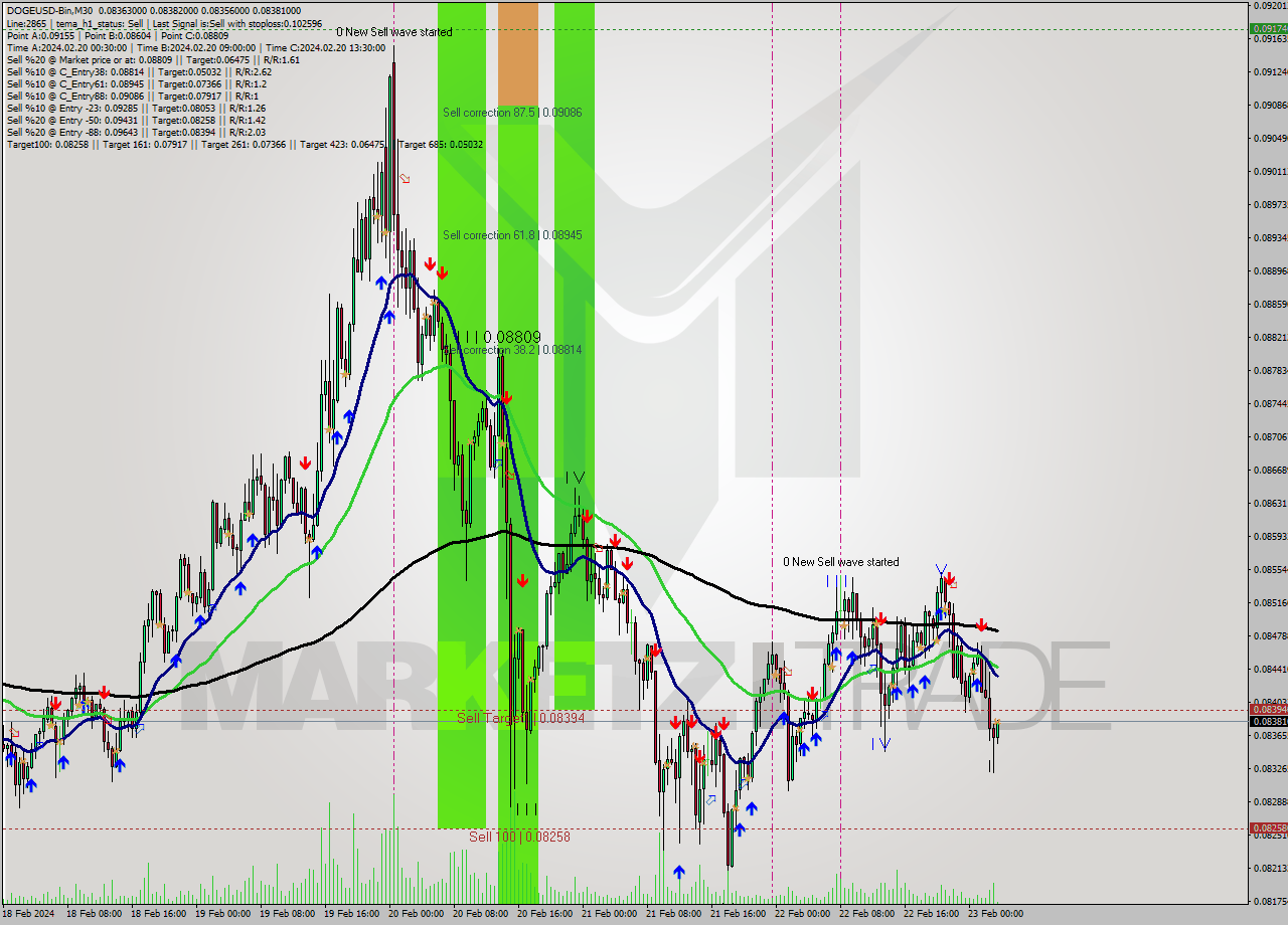 DOGEUSD-Bin M30 Analysis DOGEUSD-Bin M30 Signal