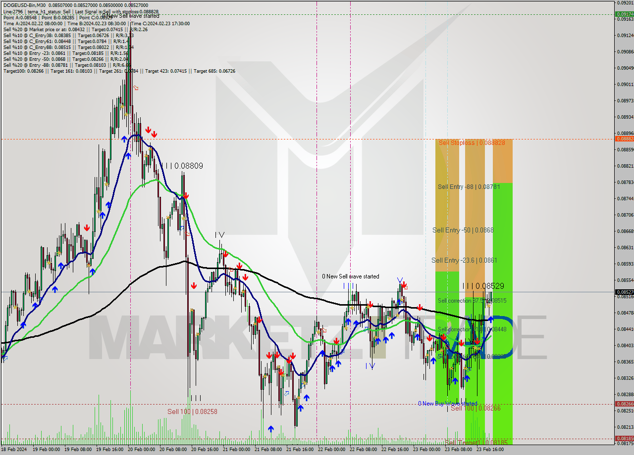 DOGEUSD-Bin M30 Signal