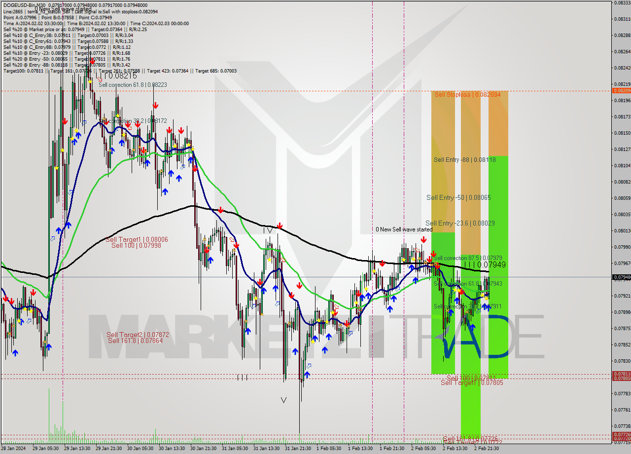 DOGEUSD-Bin M30 Signal