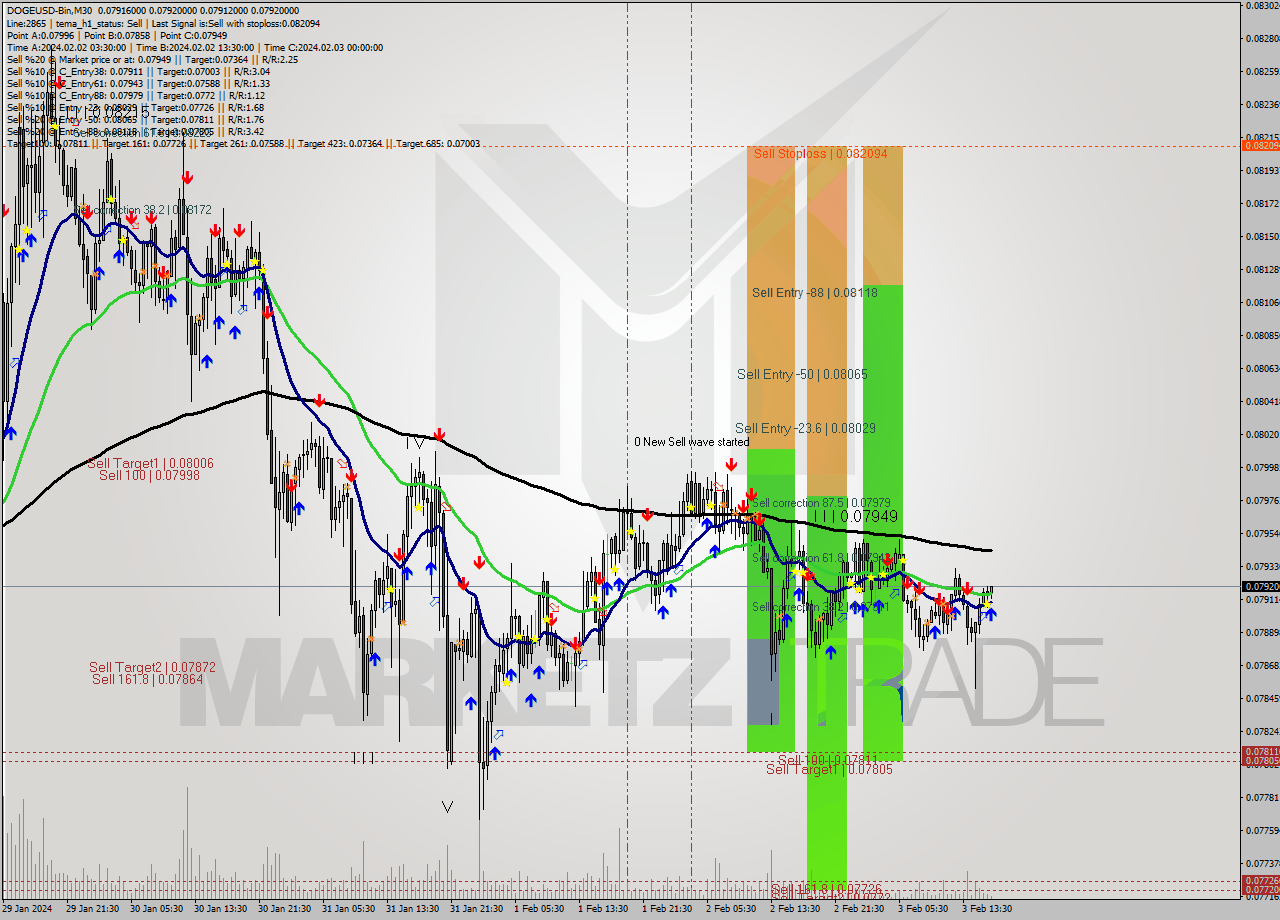 DOGEUSD-Bin M30 Signal