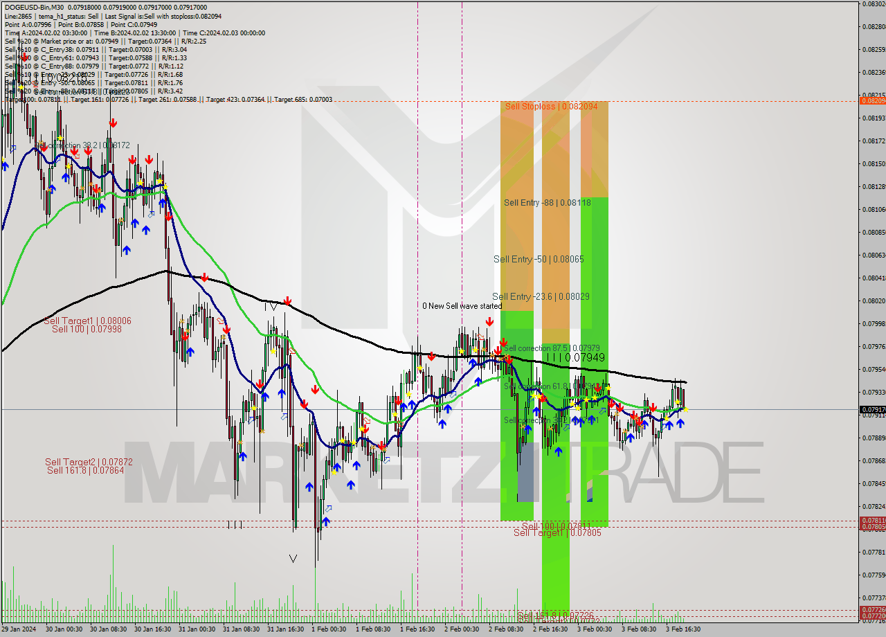DOGEUSD-Bin M30 Signal