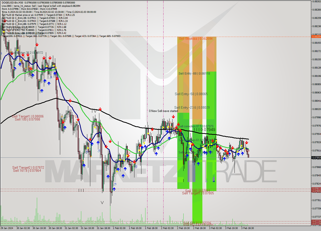 DOGEUSD-Bin M30 Signal