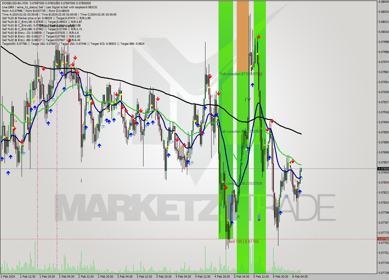 DOGEUSD-Bin M30 Signal