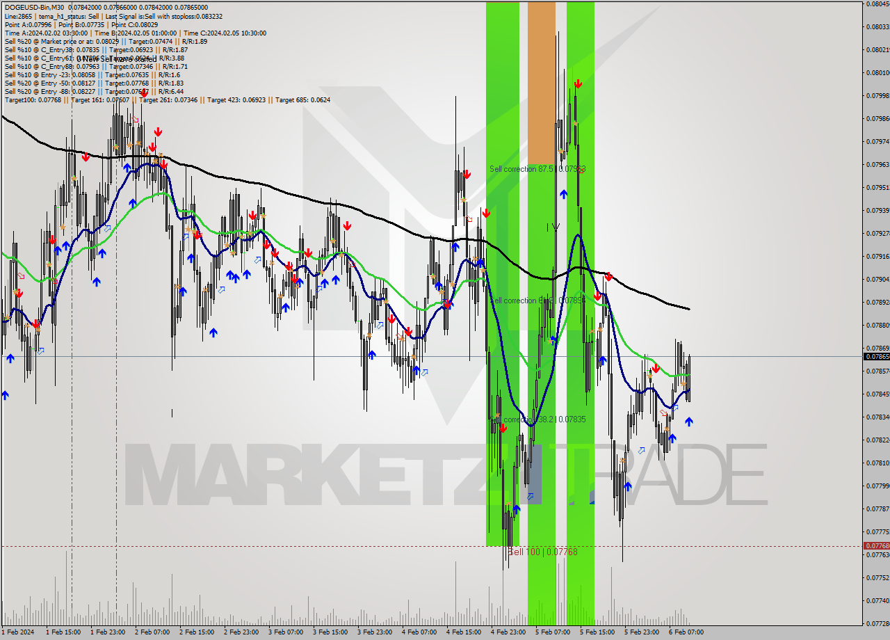 DOGEUSD-Bin M30 Signal