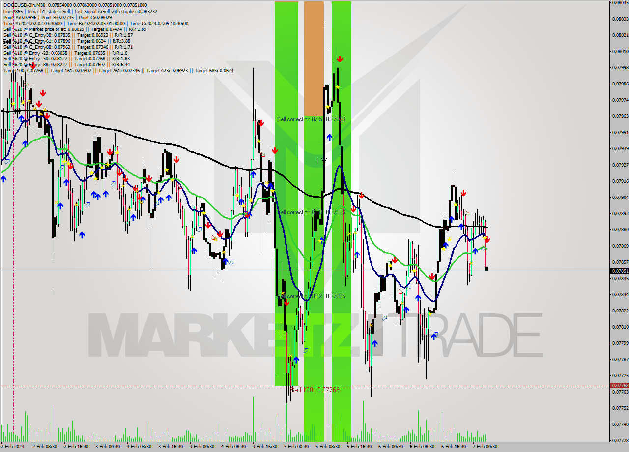 DOGEUSD-Bin M30 Signal