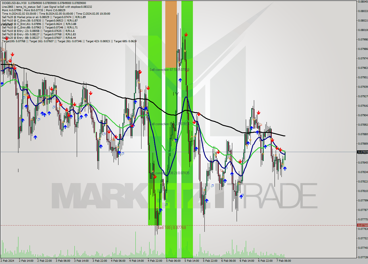 DOGEUSD-Bin M30 Signal