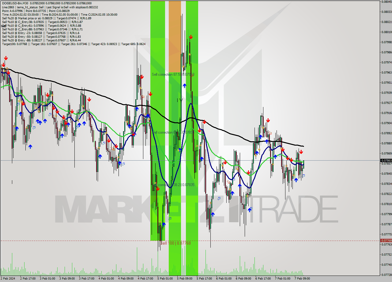 DOGEUSD-Bin M30 Signal