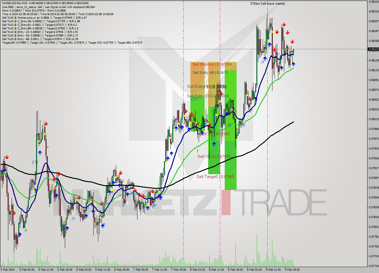 DOGEUSD-Bin M30 Signal