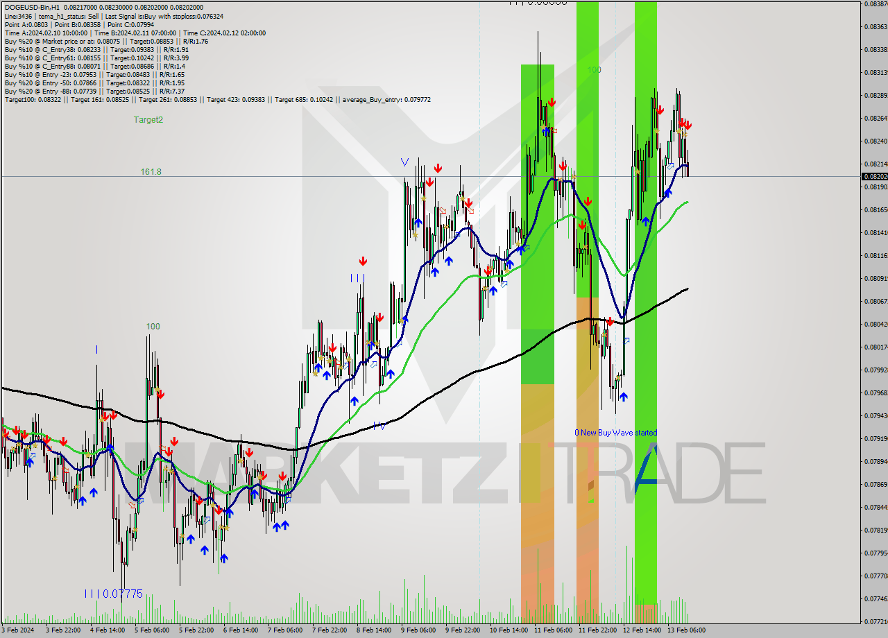 DOGEUSD-Bin H1 Analysis DOGEUSD-Bin H1 Signal