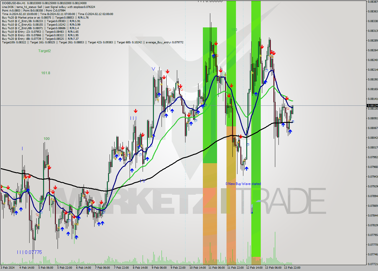 DOGEUSD-Bin H1 Signal