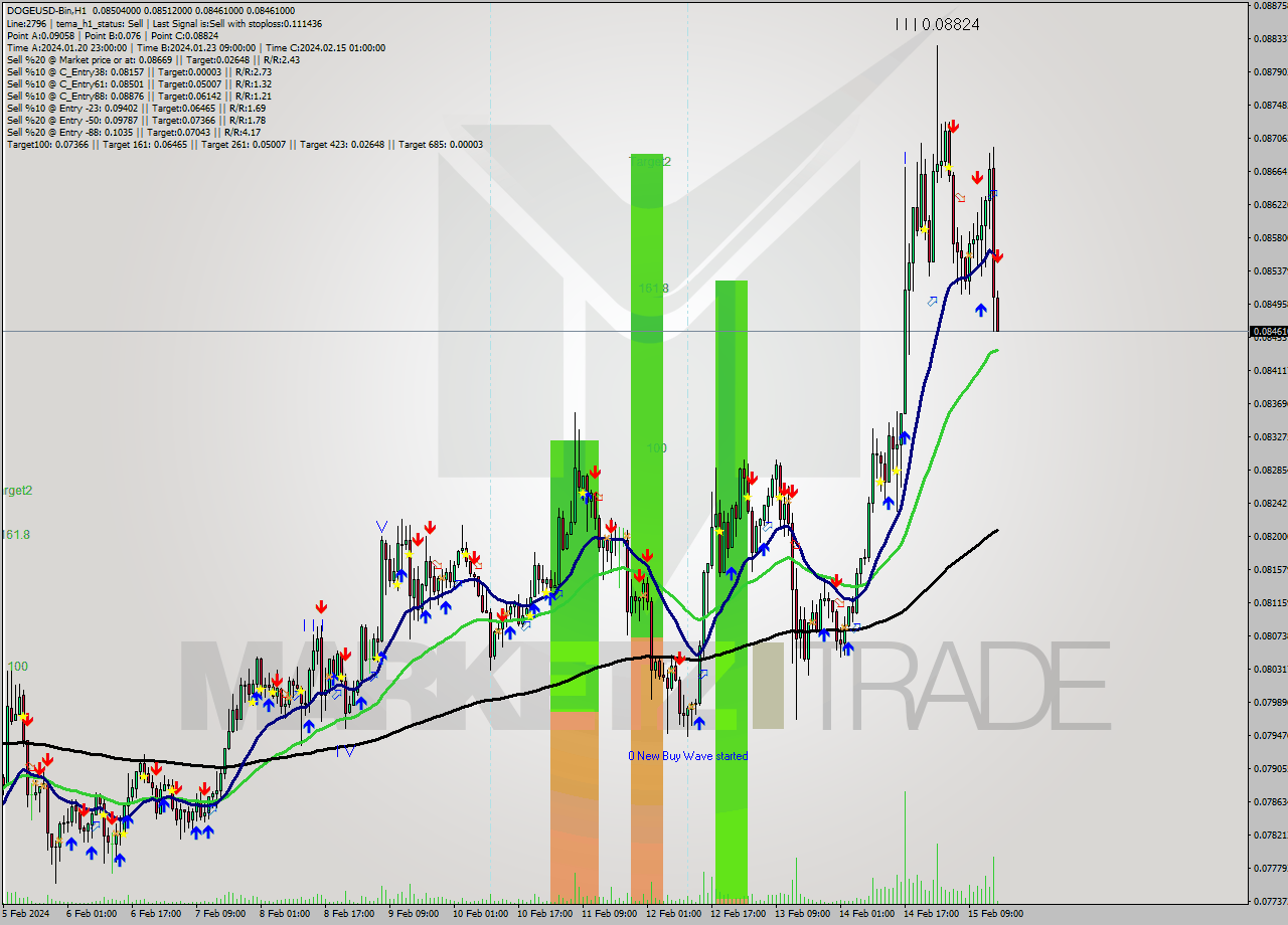 DOGEUSD-Bin H1 Analysis DOGEUSD-Bin H1 Signal