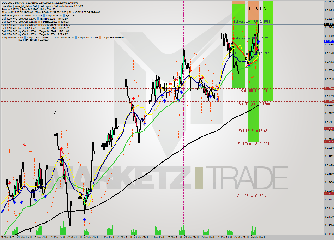 DOGEUSD-Bin M30 Signal