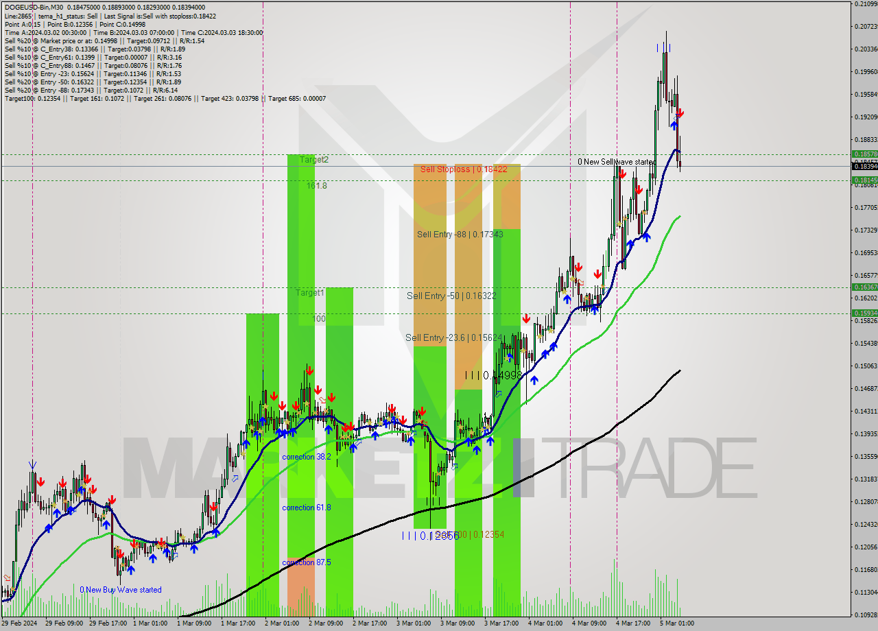 DOGEUSD-Bin M30 Analysis DOGEUSD-Bin M30 Signal