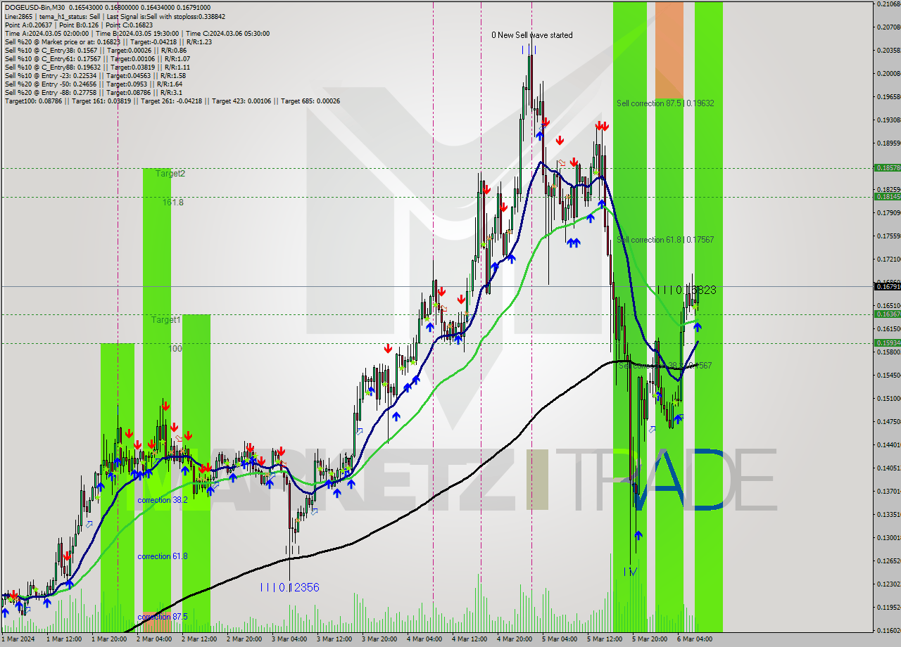 DOGEUSD-Bin M30 Signal