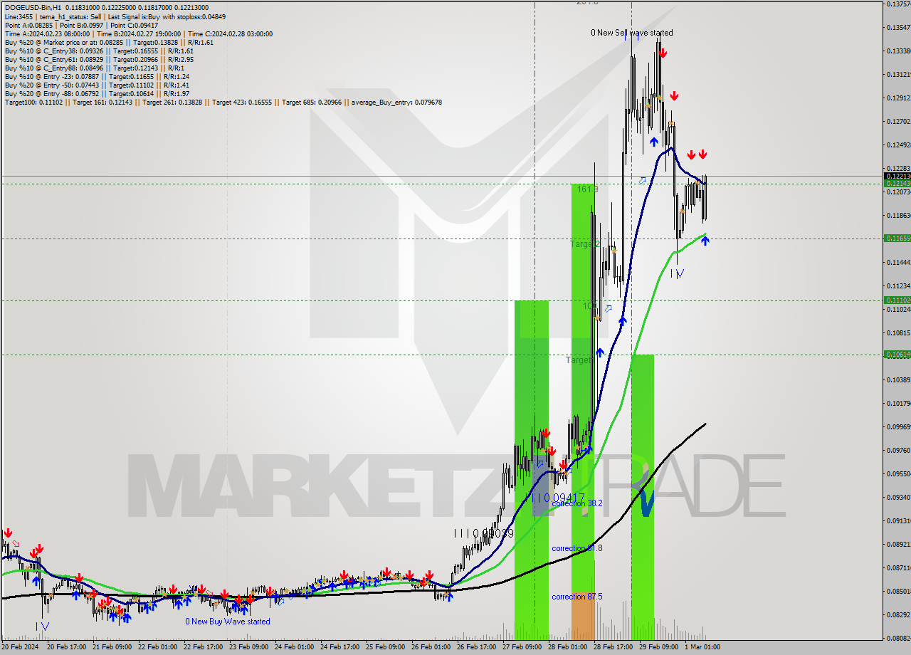 DOGEUSD-Bin H1 Analysis DOGEUSD-Bin H1 Signal