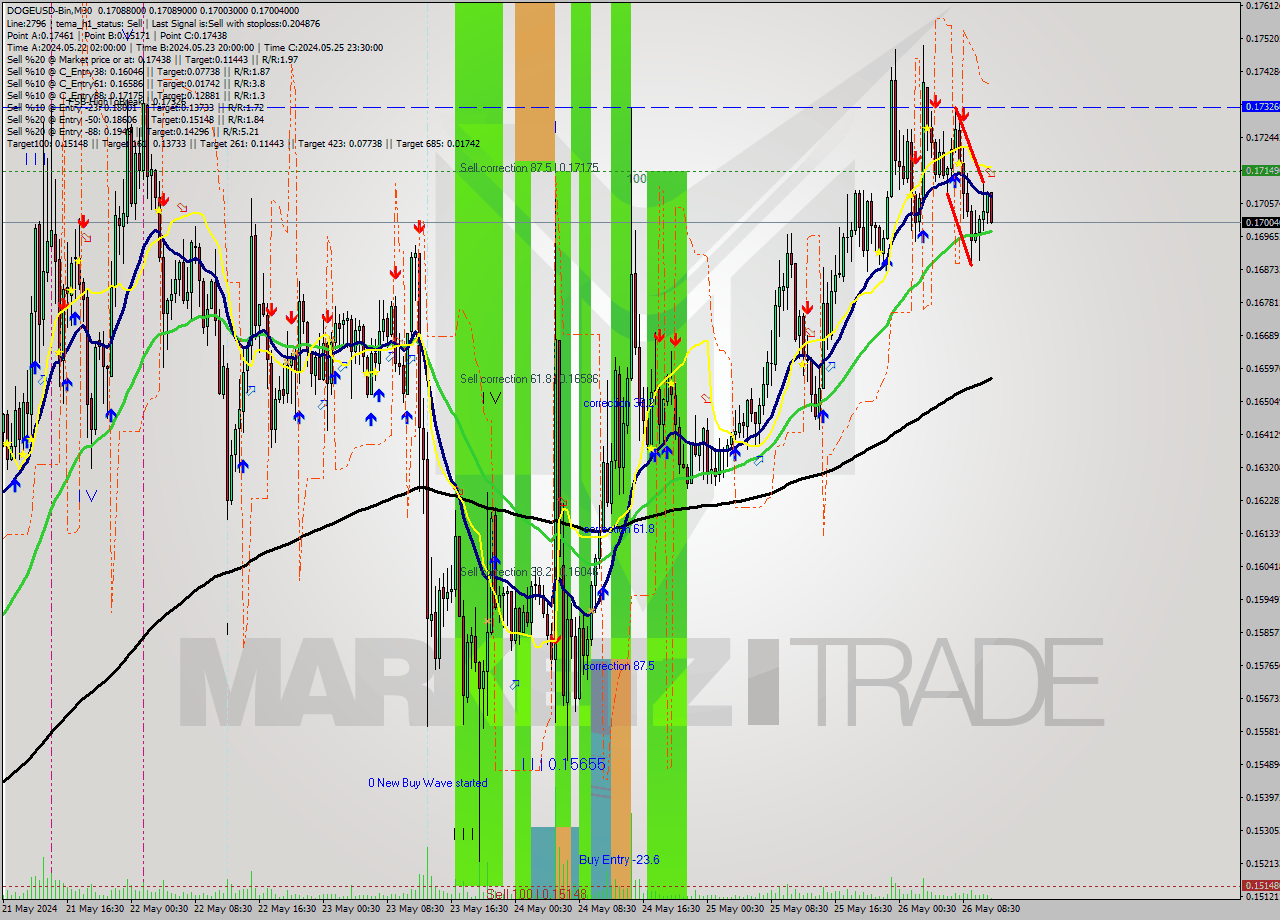 DOGEUSD-Bin M30 Signal