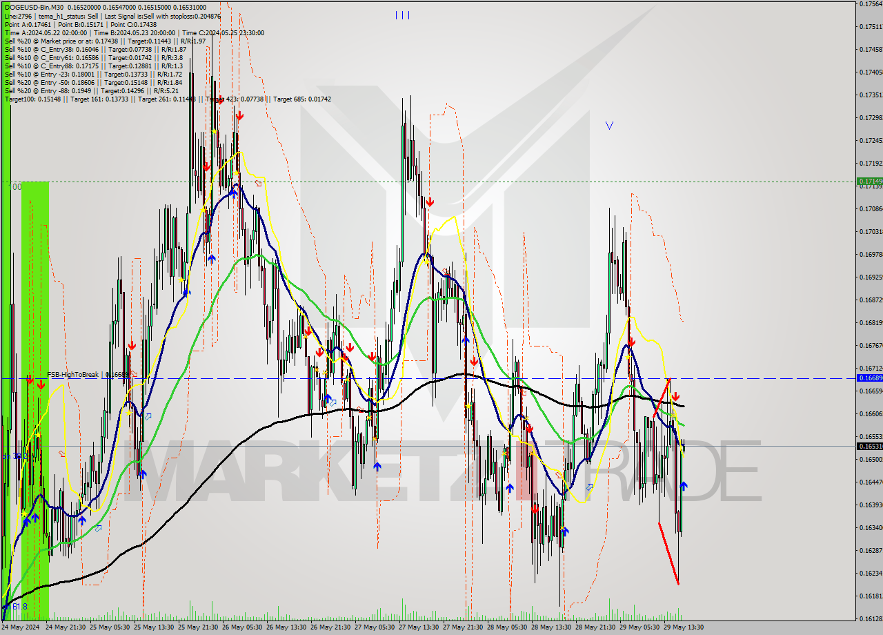 DOGEUSD-Bin M30 Signal