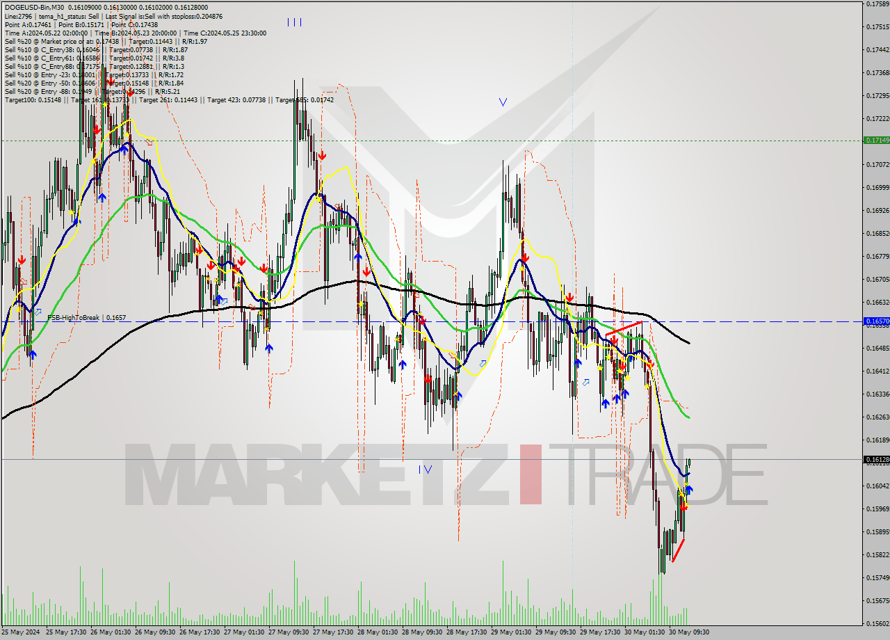 DOGEUSD-Bin M30 Signal