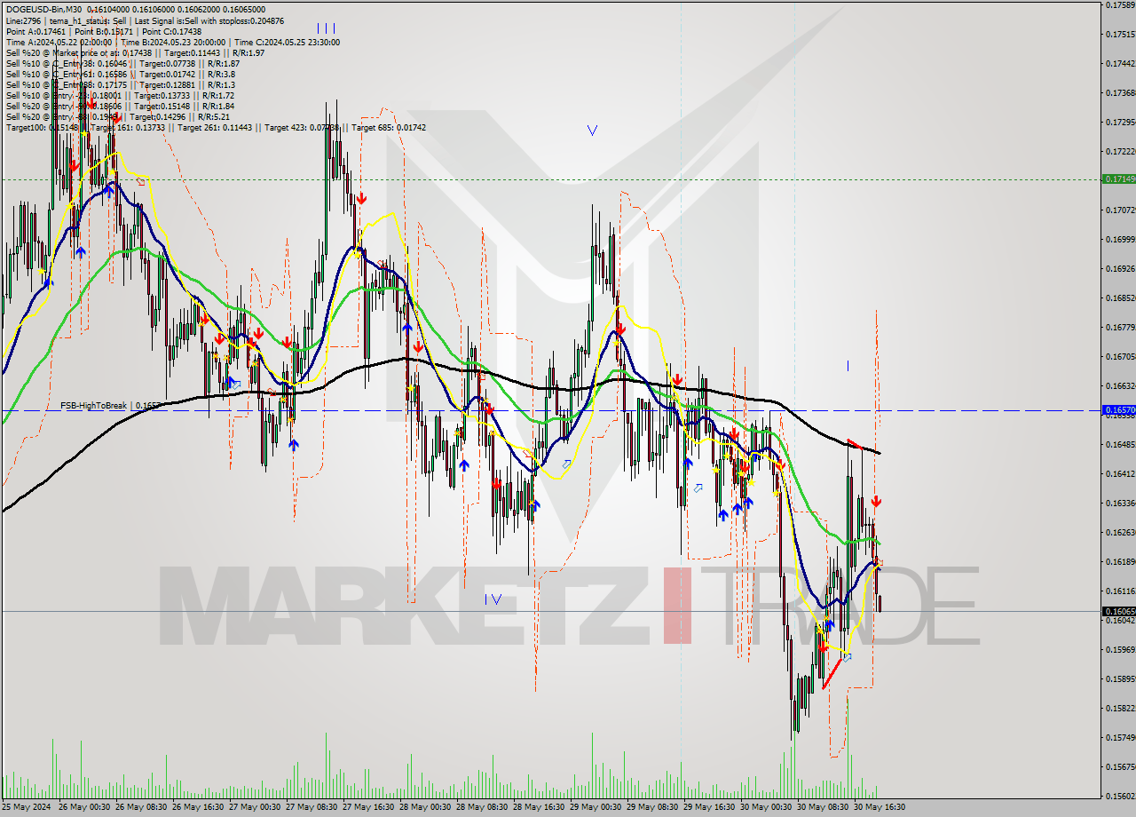 DOGEUSD-Bin M30 Signal
