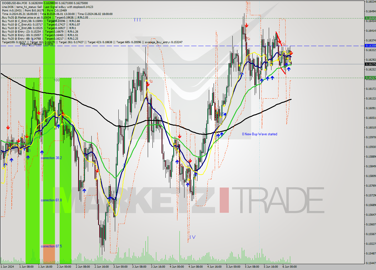 DOGEUSD-Bin M30 Signal