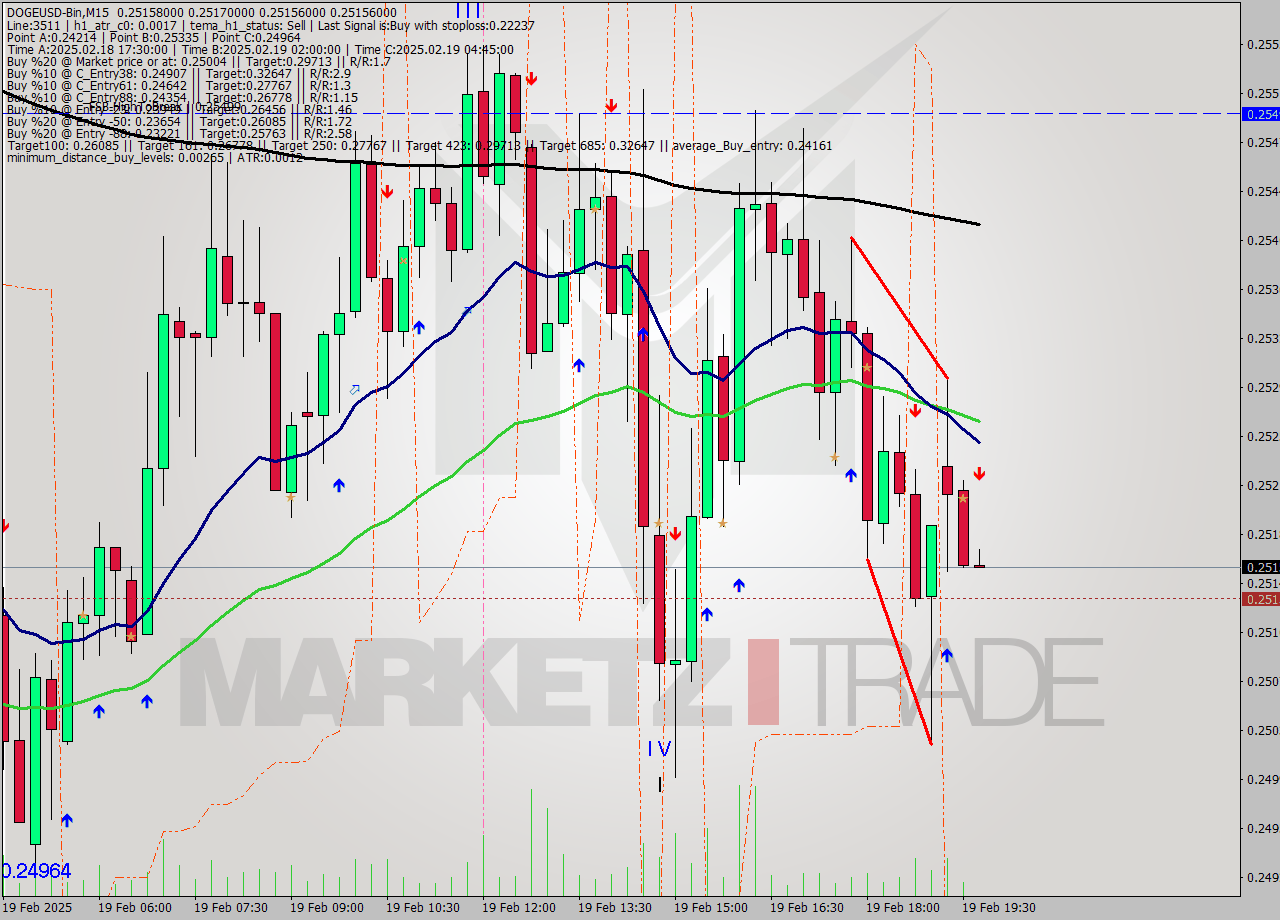 DOGEUSD-Bin M15 Analysis DOGEUSD-Bin M15 Signal