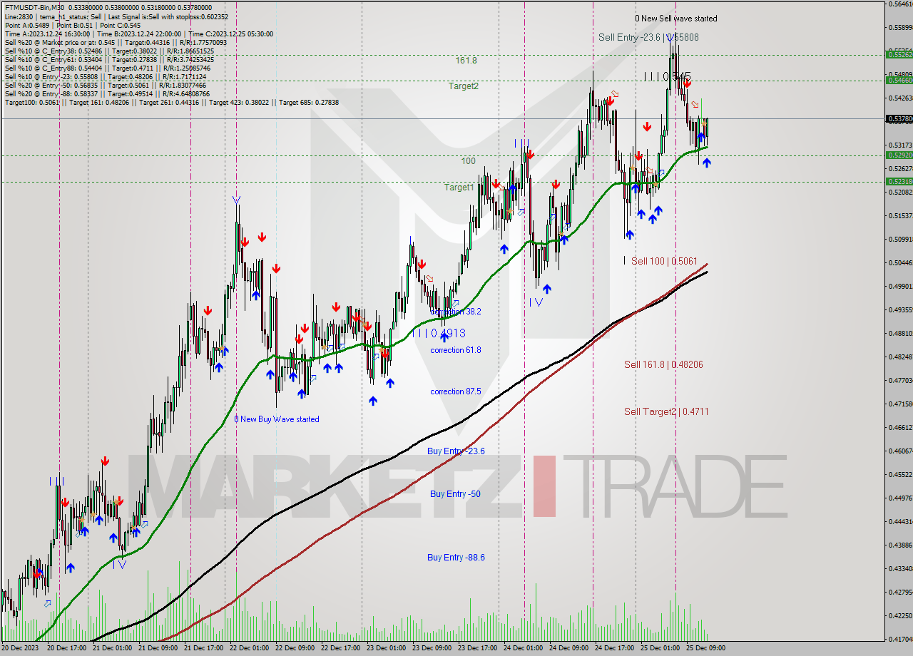FTMUSDT-Bin M30 Analysis FTMUSDT-Bin M30 Signal