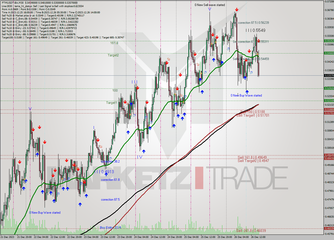 FTMUSDT-Bin M30 Analysis FTMUSDT-Bin M30 Signal