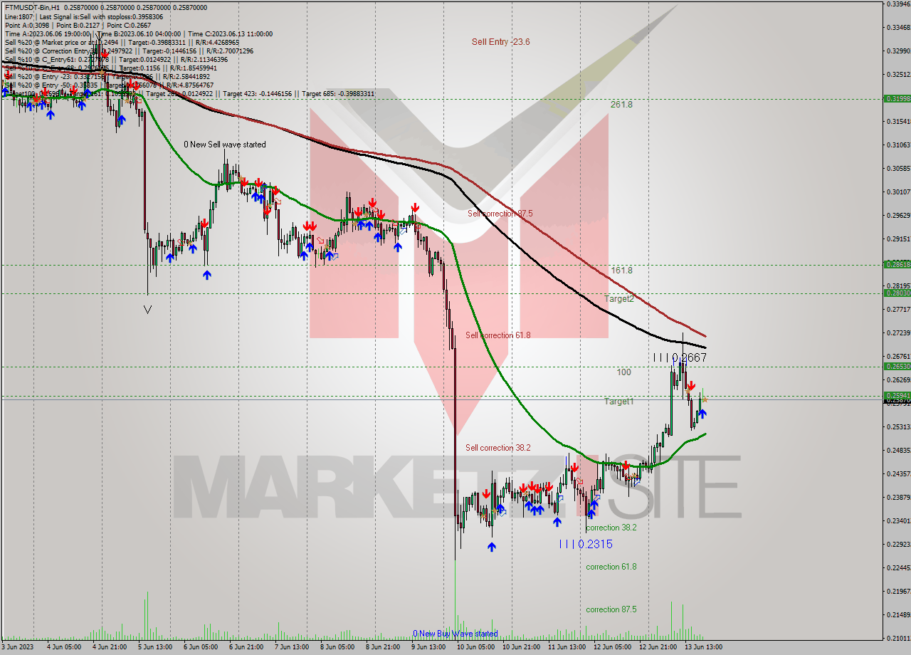 FTMUSDT-Bin H1 Signal