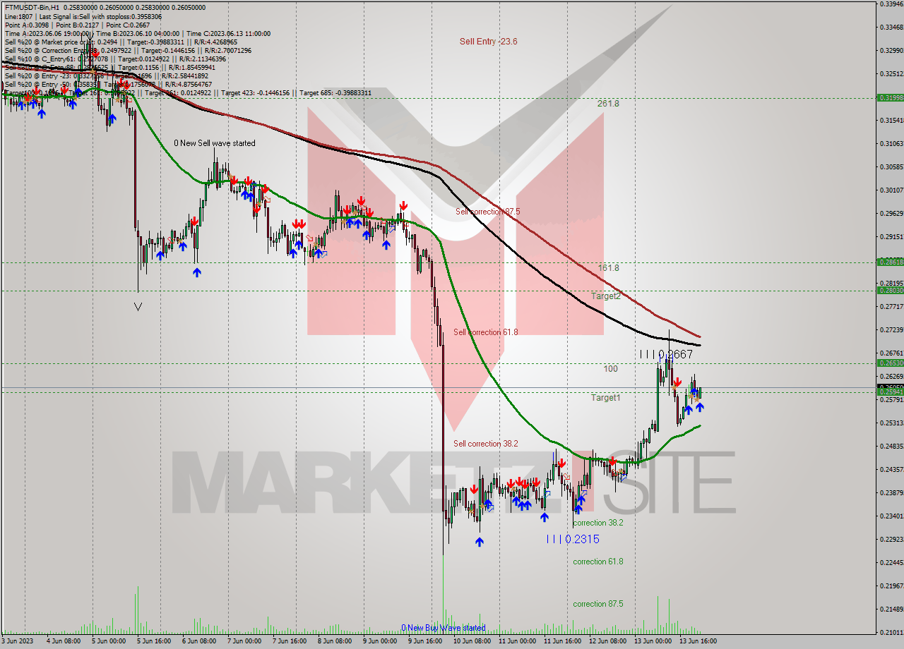FTMUSDT-Bin H1 Signal