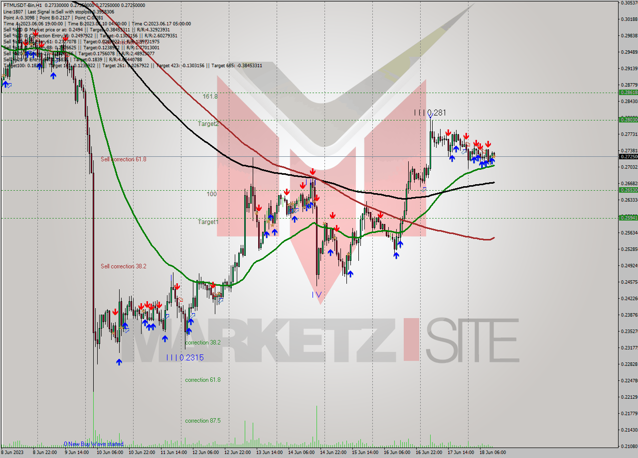 FTMUSDT-Bin H1 Signal