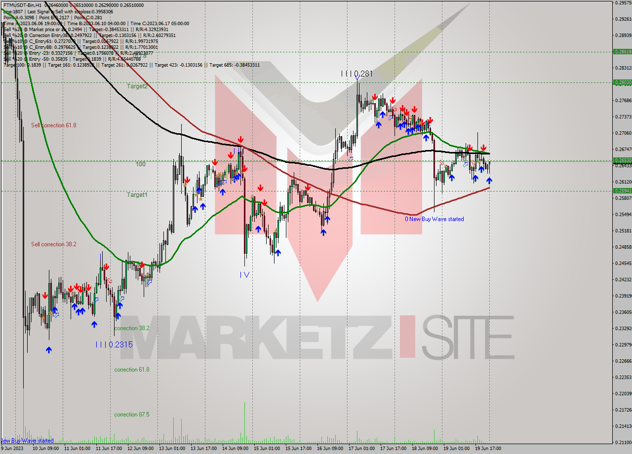 FTMUSDT-Bin H1 Signal