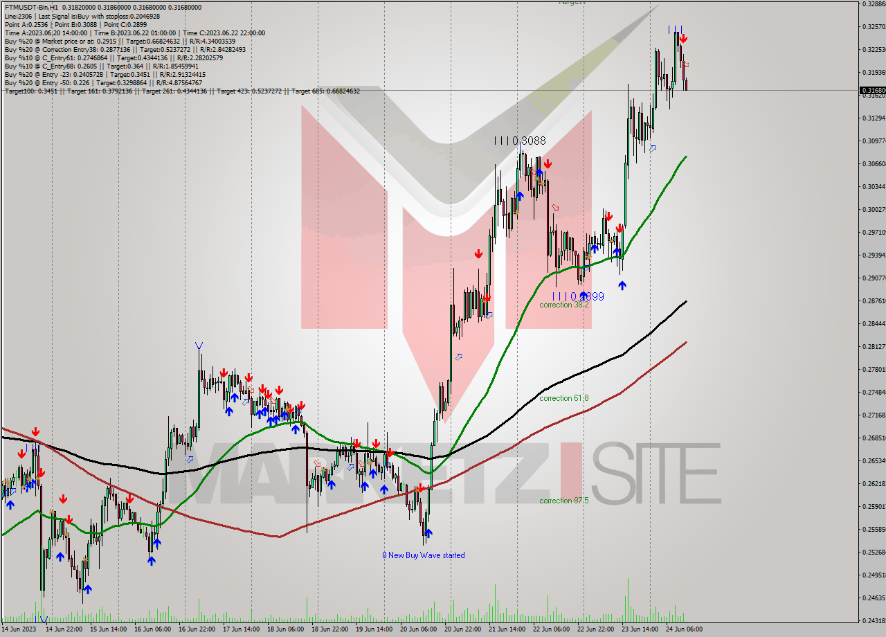 FTMUSDT-Bin H1 Signal