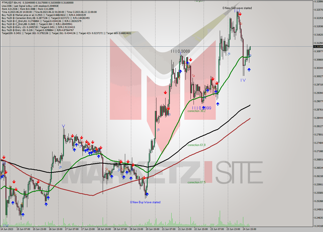 FTMUSDT-Bin H1 Signal