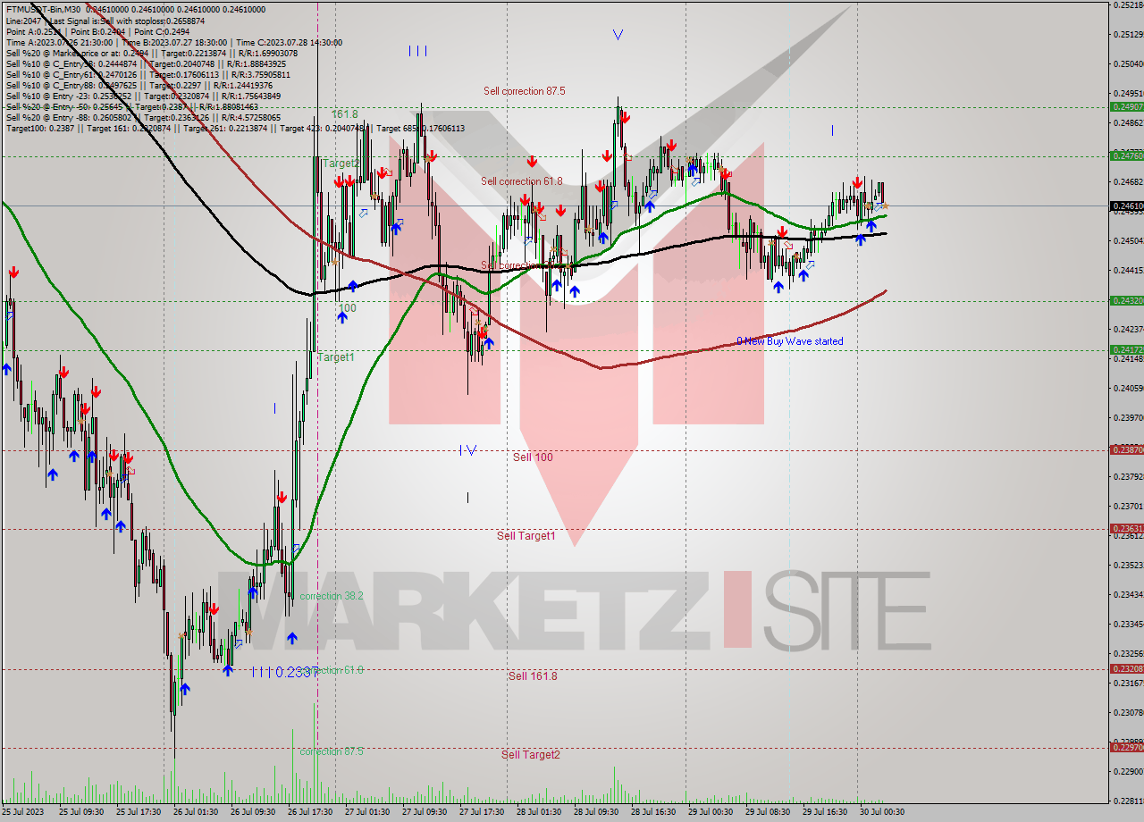 FTMUSDT-Bin M30 Analysis FTMUSDT-Bin M30 Signal