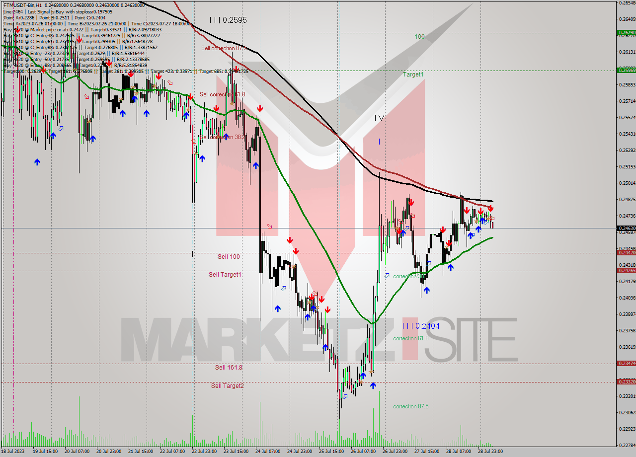 FTMUSDT-Bin H1 Signal