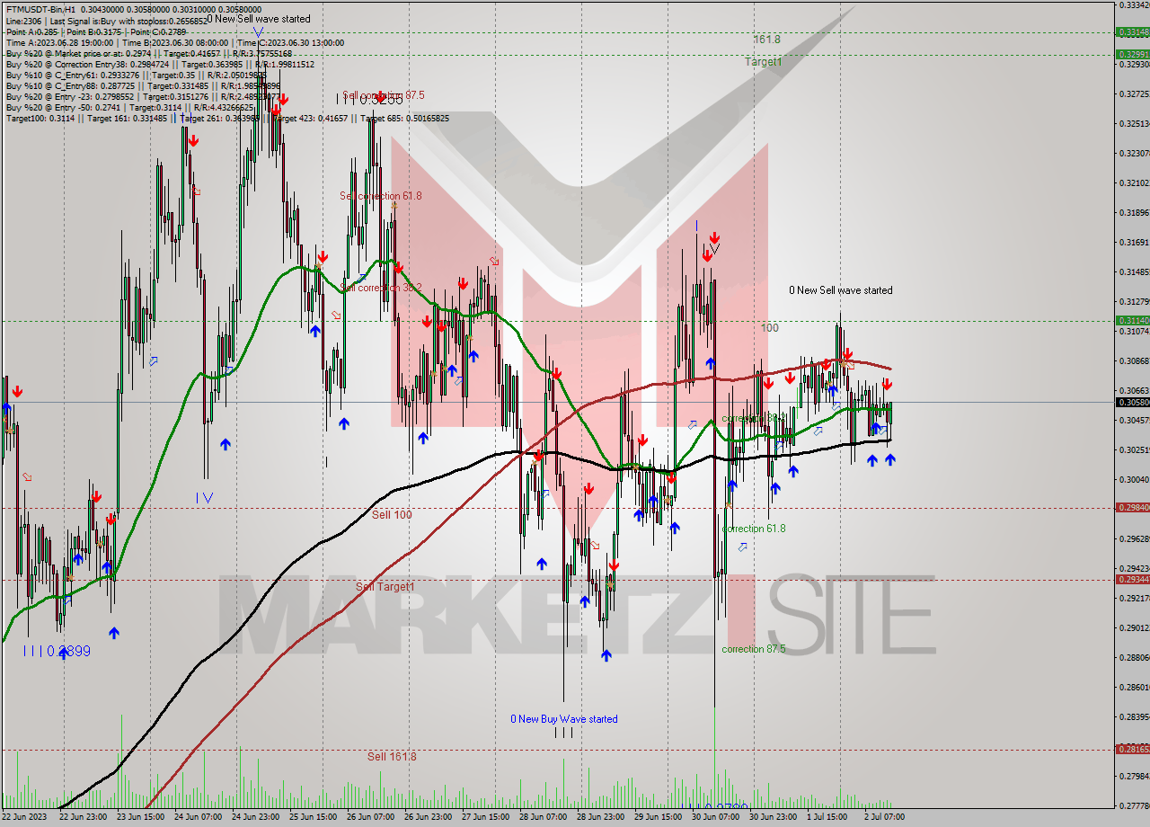 FTMUSDT-Bin H1 Signal