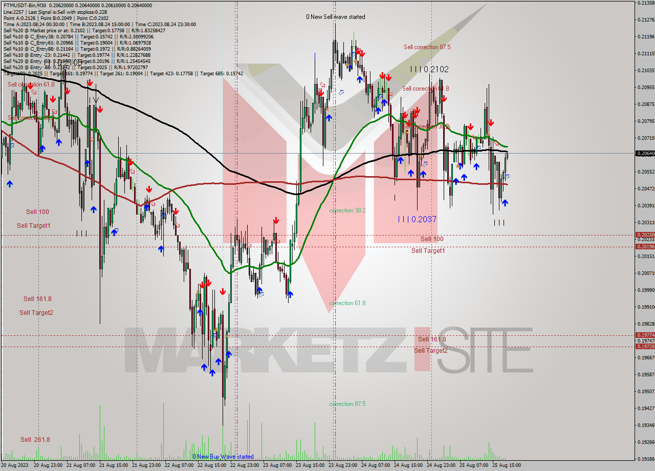 FTMUSDT-Bin M30 Signal
