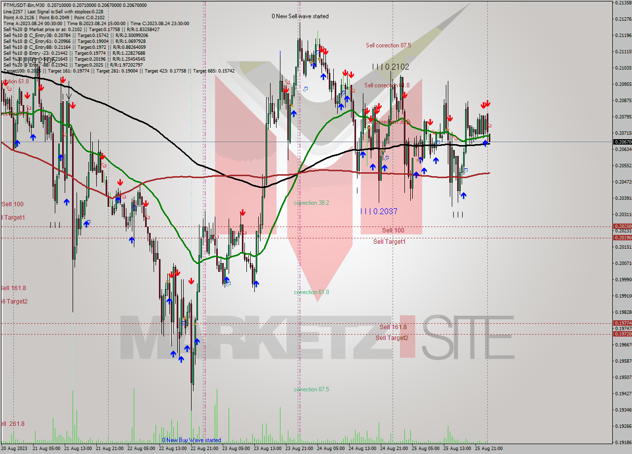 FTMUSDT-Bin M30 Signal