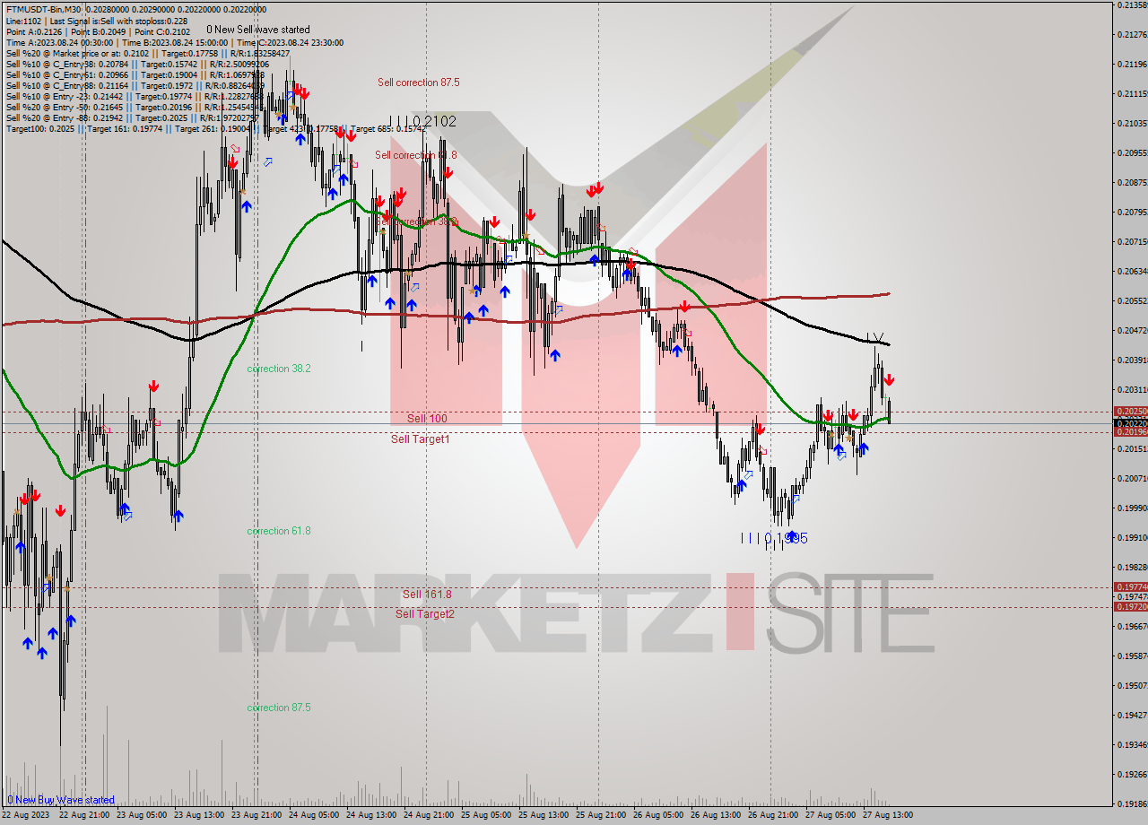 FTMUSDT-Bin M30 Signal