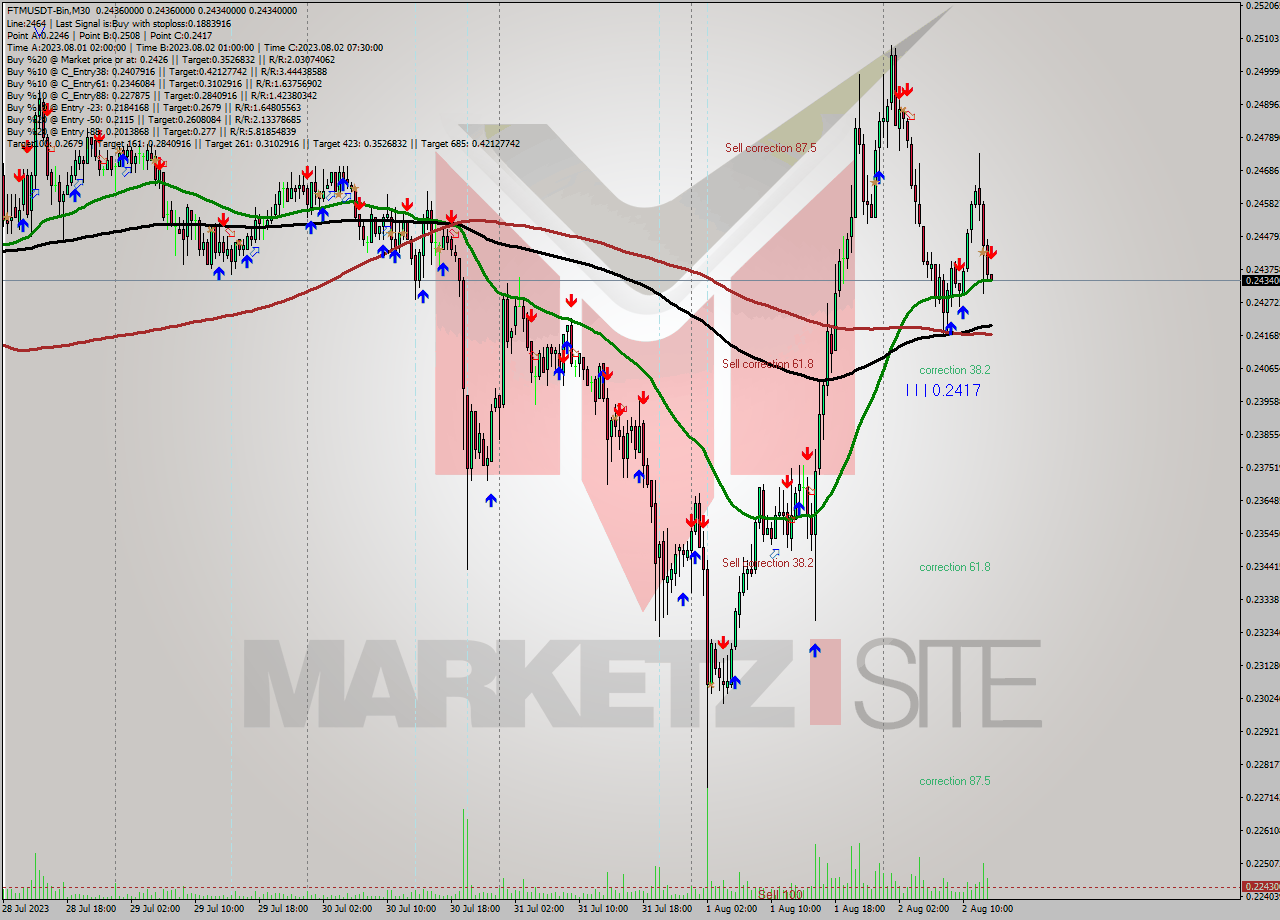 FTMUSDT-Bin M30 Signal