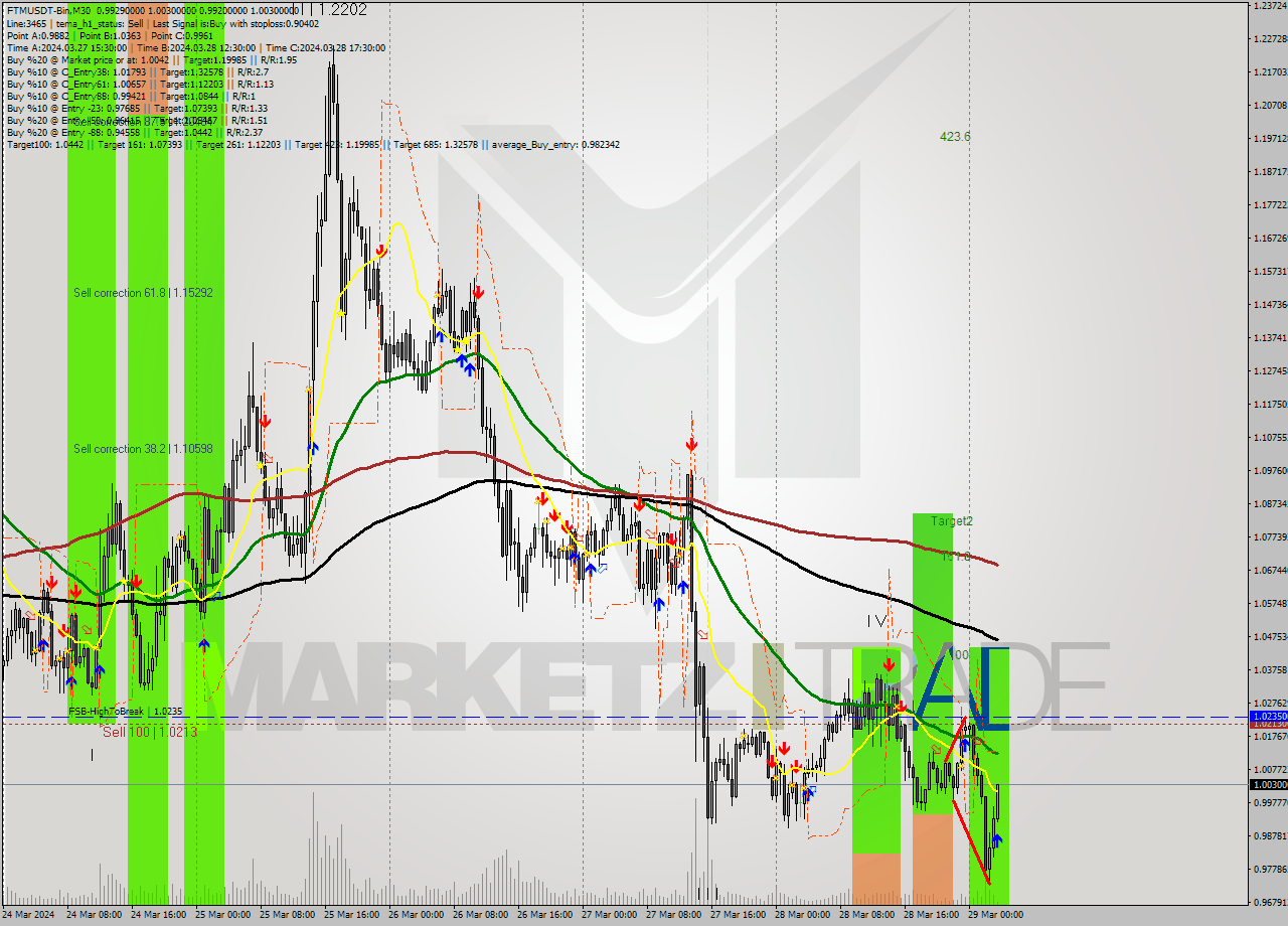 FTMUSDT-Bin M30 Analysis FTMUSDT-Bin M30 Signal
