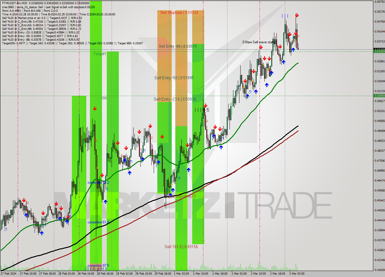 FTMUSDT-Bin M30 Analysis FTMUSDT-Bin M30 Signal
