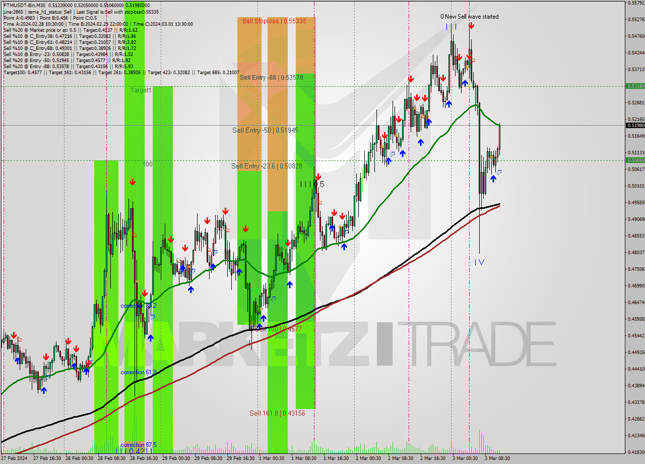 FTMUSDT-Bin M30 Analysis FTMUSDT-Bin M30 Signal
