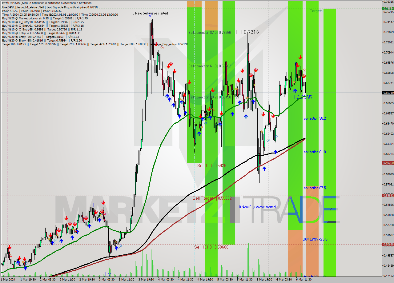 FTMUSDT-Bin M30 Analysis FTMUSDT-Bin M30 Signal
