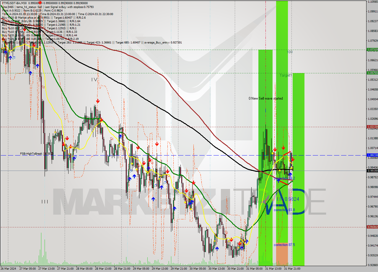 FTMUSDT-Bin M30 Analysis FTMUSDT-Bin M30 Signal