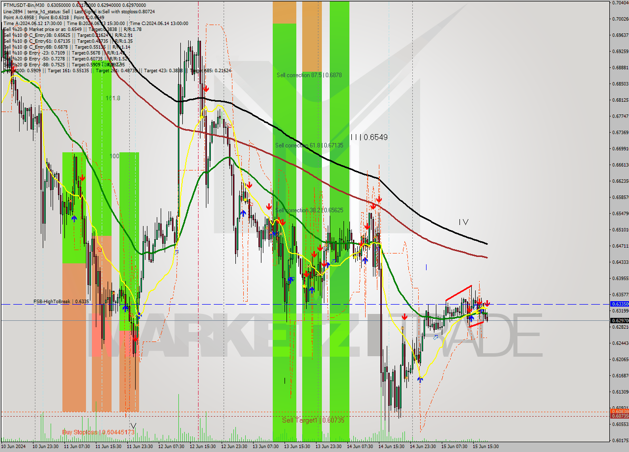 FTMUSDT-Bin M30 Signal
