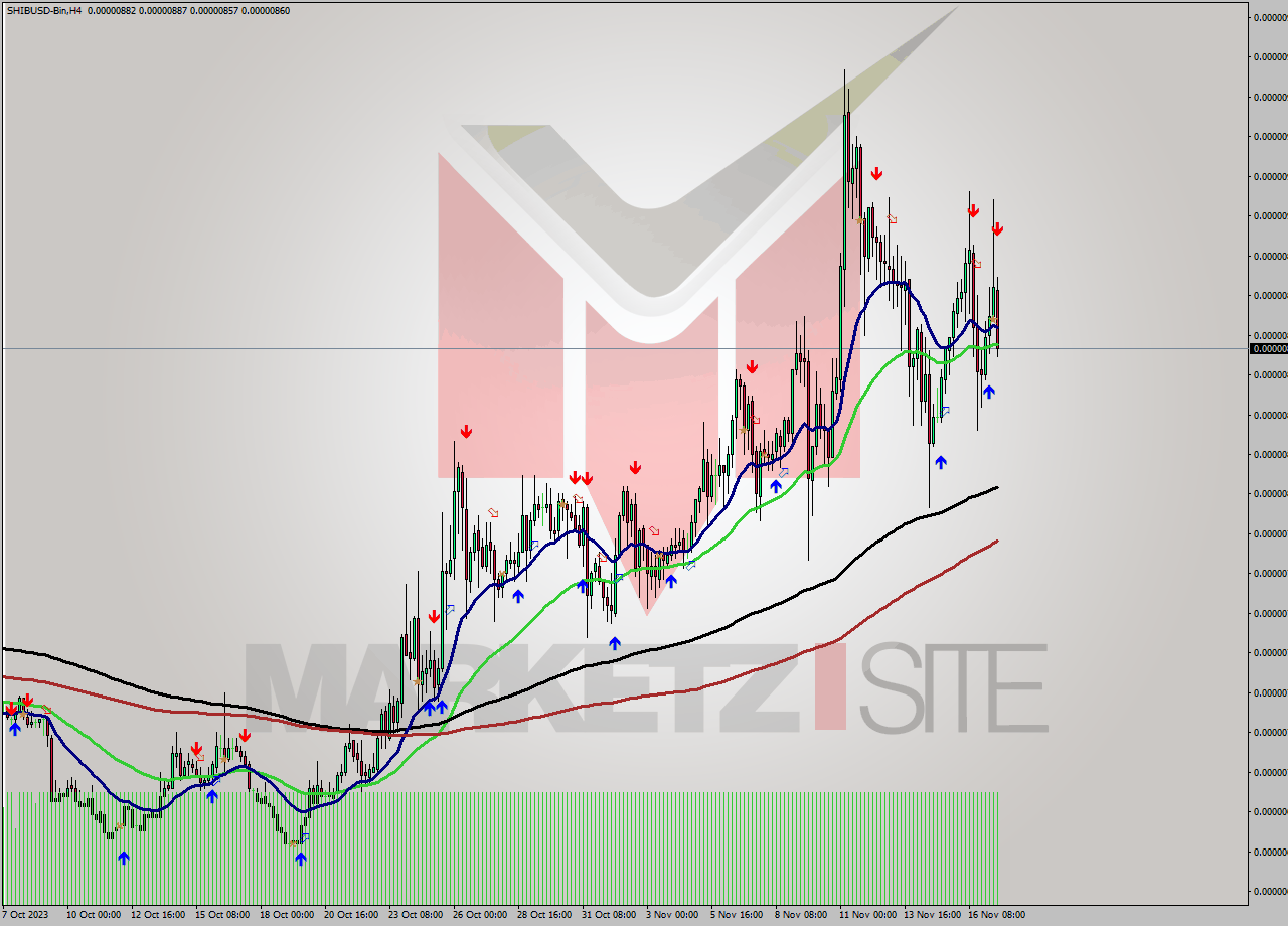 SHIBUSD-Bin MultiTimeframe analysis at date 2023.11.17 16:42